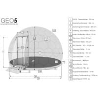 Transparente Kuppel als Wintergarten oder Lounge – vielseitig & stilvoll