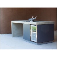 Maßgeschneiderte Outdoor-Kitchen mit Gas-Kochstelle Bofun oder dem Holzkohlegrill Monolith Classic