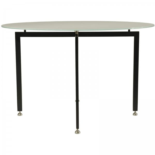 ums Metall Glastisch 1033 mit höhenverstellbaren Edelstahlfüßen