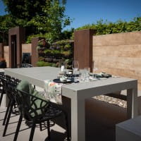 efecto Gartentisch Emil - wetterfester Design-Tisch aus Beton