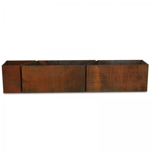 ums Metall Metalltrockenmauer 1014 aus Cortenstahl