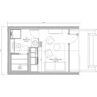 LE Gartensauna "Haven" Mini Aussensauna mit 24m² ohne Saunaofen