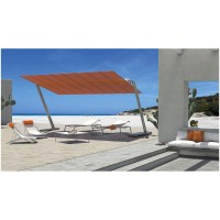 FIM Markise FLEXY ZEN mit Ständer und Metallplatten 300 x 488 cm