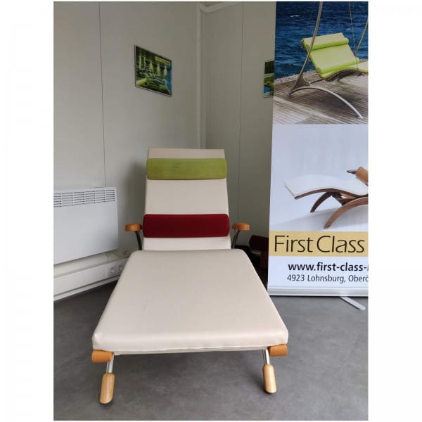 First Class Holz Siesta Stabil Classic Wellnessliege - Ausstellungsstück