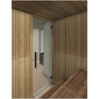 LE Gartensauna "Haven" Mini Aussensauna mit 24m² ohne Saunaofen