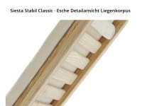 First Class Holz Siesta Stabil Classic Wellnessliege – Holz/Edelstahl