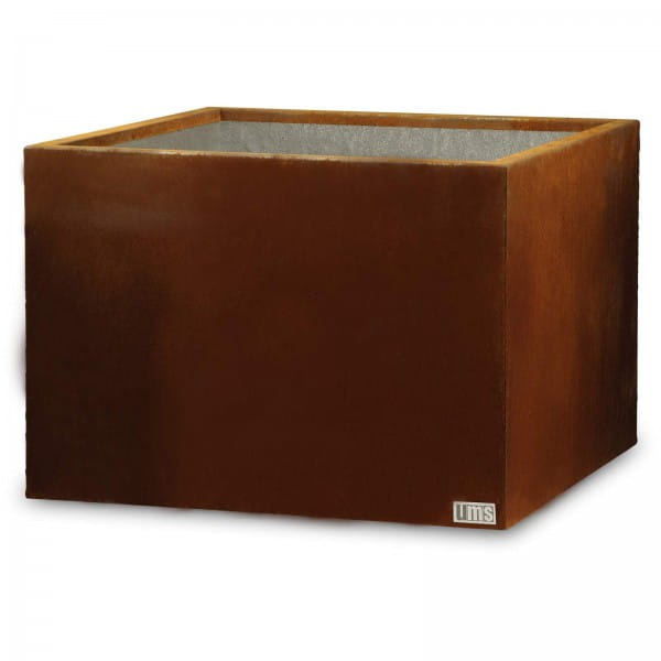 ums Metall Pflanzengefäß K500 Cortenstahl und Isolierung 30mm