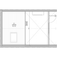 LE Gartensauna "Haven" Mini Aussensauna mit 24m² ohne Saunaofen