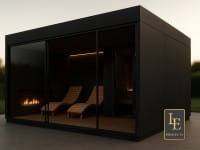 LE SaunaCube individuelle Designer Aussensauna