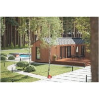 LE TinyHouse "Haven L" - klein - Fertighaus mit 60,4 m² | 12x4m + 7x4m x 3,85m | L-förmig