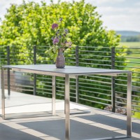 efecto Gartentisch Benno – moderner Betontisch für den Garten