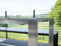 Detailansicht Tischplatte – efecto Gartentisch Benno aus Beton