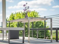 efecto Gartentisch Benno – moderner Betontisch für den Garten