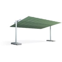 FIM Markise FLEXY LARGE mit Ständer Metallplatten und Ballast 400 x 608 cm