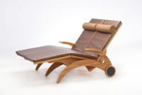 First Class Holz Siesta Stabil Natur Duo – Doppelliege