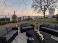 GermanDome GEO8 innovativer geodätischer transparenter Kuppelbau aus Makrolon