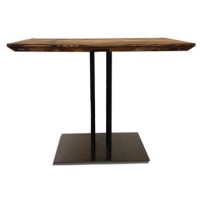 ums Metall Bistrotisch 182040 aus Schwarzstahl geölt