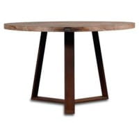 ums Metall Tisch 182055 aus gerostetem Rohstahl