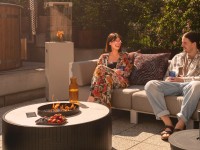 Planika Stella Table Automatic – Outdoor Gas-Feuertisch mit Dekton® Tischplatte