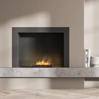 Planika Senso Burner automatischer Ethanol Kamin mit Fernbedienung und Flammenregulierung